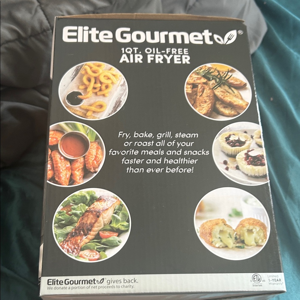 Black Air Fryer - 1 Qt. Oil-Free